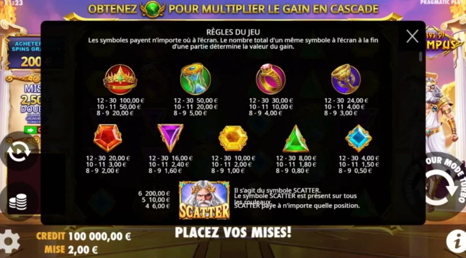gates of olympous jouer gratuitement